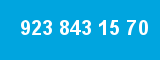 923 843 15 70 923 843 15 70
